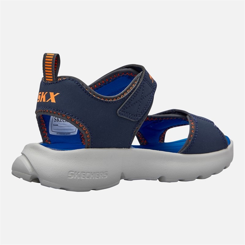 SKECHERS SPORT SKECHERS Boys Razor Splash Aqua Buddies Sandals Navy/Blue - Image 5