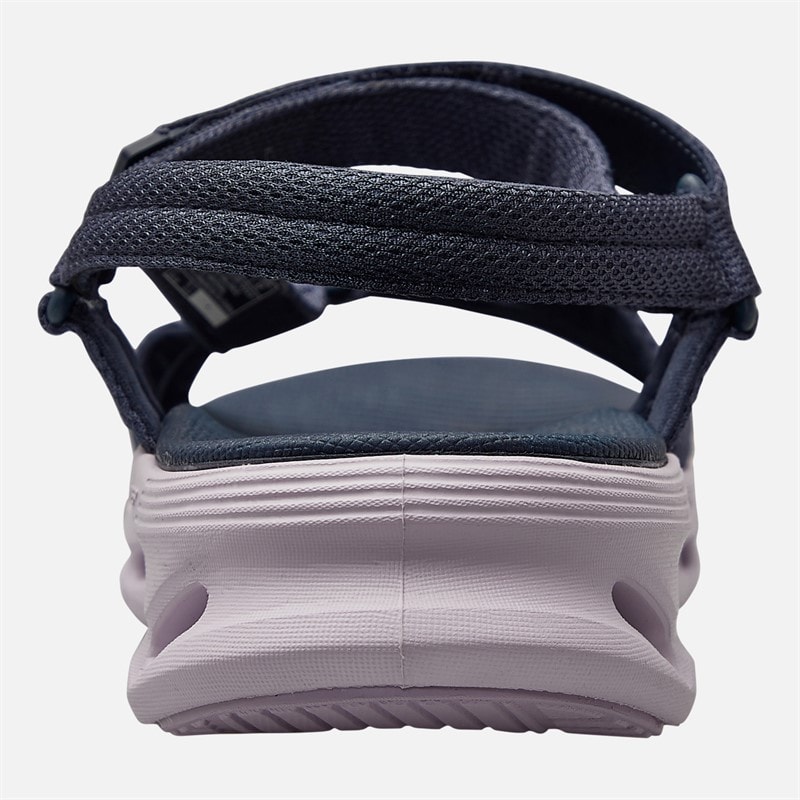 SKECHERS Womens Go Walk Glide-Step 2.0 Rowen Sandals Navy/Lavendar - Image 3