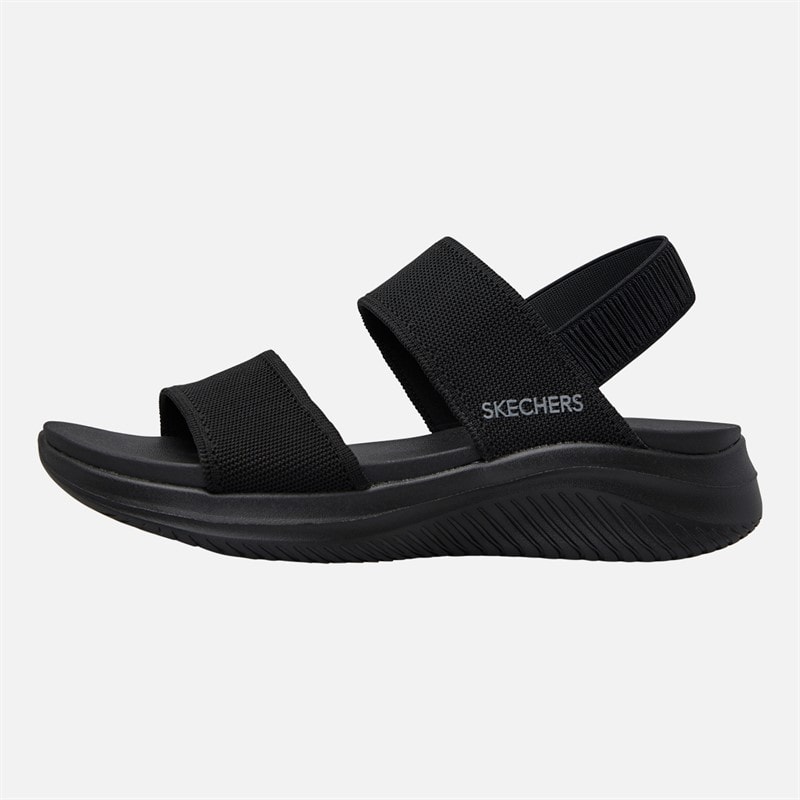 SKECHERS SPORT SKECHERS Womens Ultra Flex 3.0 Basics Rule Sandals Black - Image 1