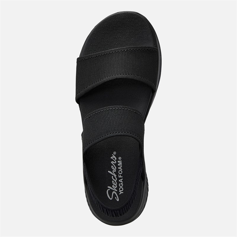 SKECHERS SPORT SKECHERS Womens Ultra Flex 3.0 Basics Rule Sandals Black - Image 4