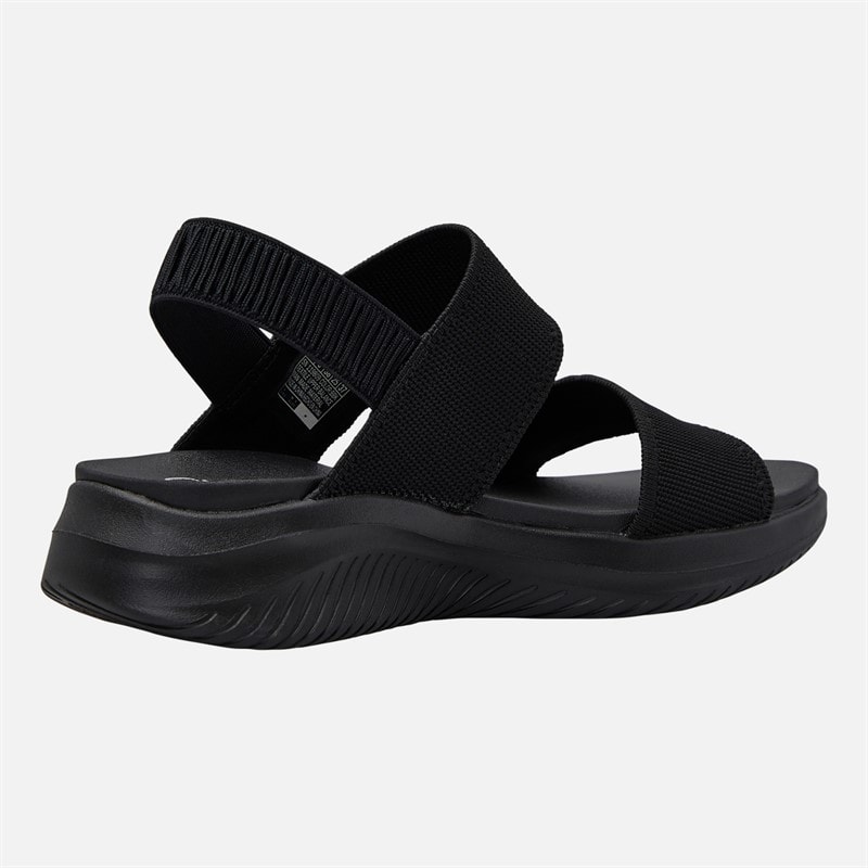 SKECHERS SPORT SKECHERS Womens Ultra Flex 3.0 Basics Rule Sandals Black - Image 5