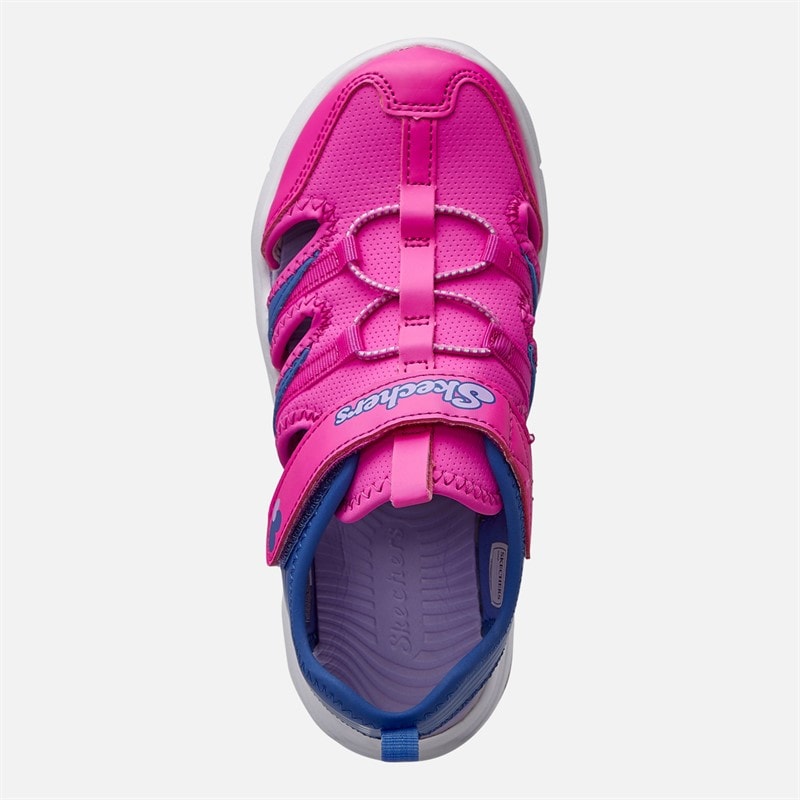SKECHERS SPORT SKECHERS Girls Flex Splash Epic Breeze Sandals Hot Pink/Blue - Image 4