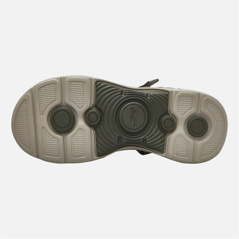 SKECHERS SPORT SKECHERS Womens Go Walk Arch Fit 2.0 Candace Sandals Olive - Image 2