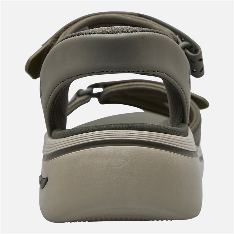 SKECHERS SPORT SKECHERS Womens Go Walk Arch Fit 2.0 Candace Sandals Olive - Image 3