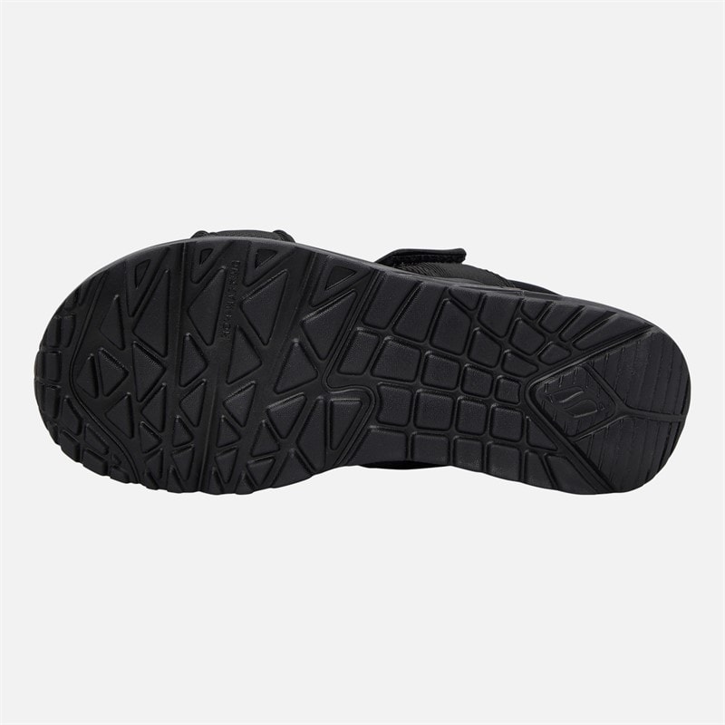 SKECHERS SPORT SKECHERS Kids Uno Lite Sunny Studs Sandals Black Metallic - Image 2