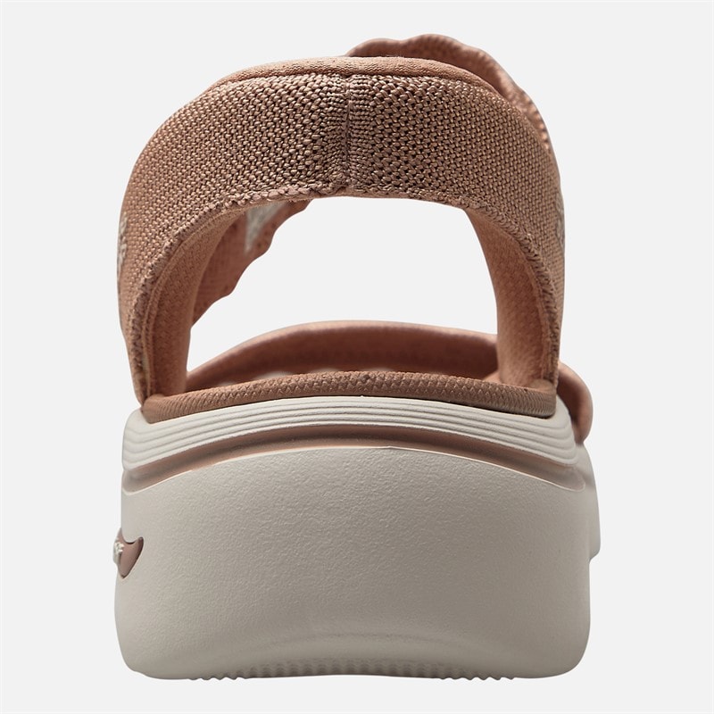 SKECHERS Womens Go Walk Arch Fit 2.0 Slip Ins Sandals Blush Pink - Image 3