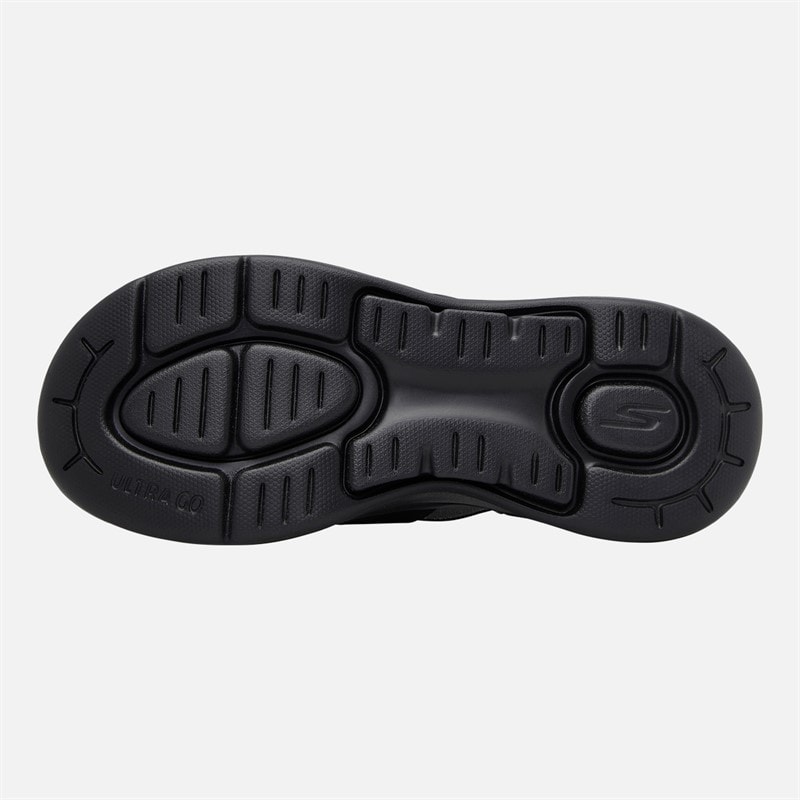 SKECHERS SPORT SKECHERS Womens Skechers Go Walk Arch Fit Pleasant Sandals Black - Image 2