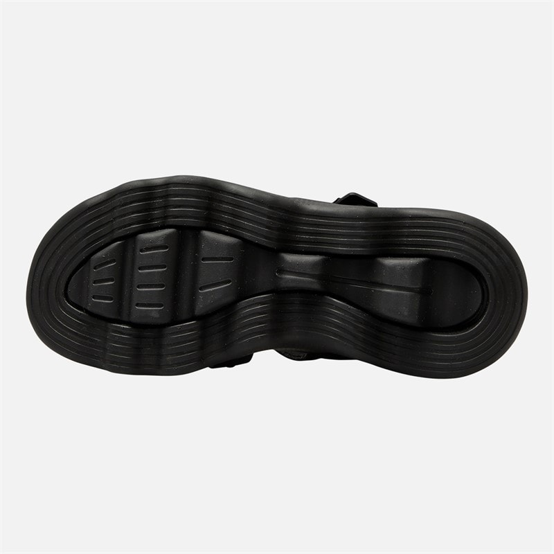 SKECHERS Womens Go Walk Massage Fit Incite Sandals Black - Image 2