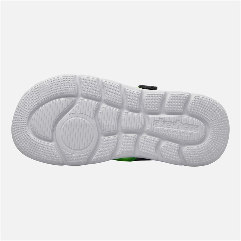 SKECHERS SPORT SKECHERS Boys C-Flex 2.0 Hydrowaves Sandals Charcoal/Lime - Image 2