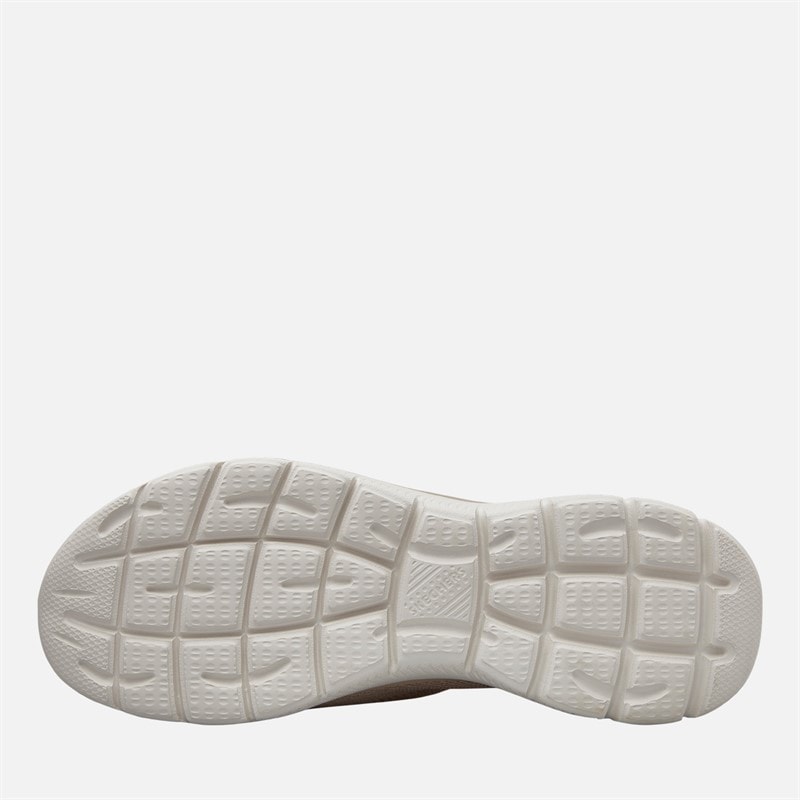 SKECHERS SPORT SKECHERS Womens Summits Sneak Peek Trainers Taupe/Pink - Image 2