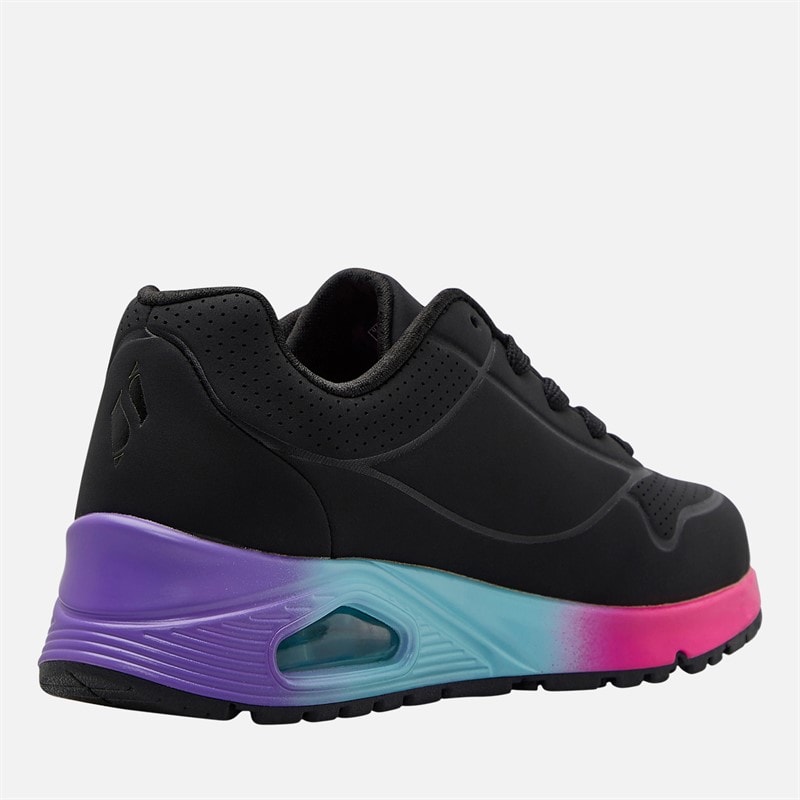 SKECHERS SPORT SKECHERS Girls Uno Gen1 Skech-Air Trainers Black/Multi - Image 5