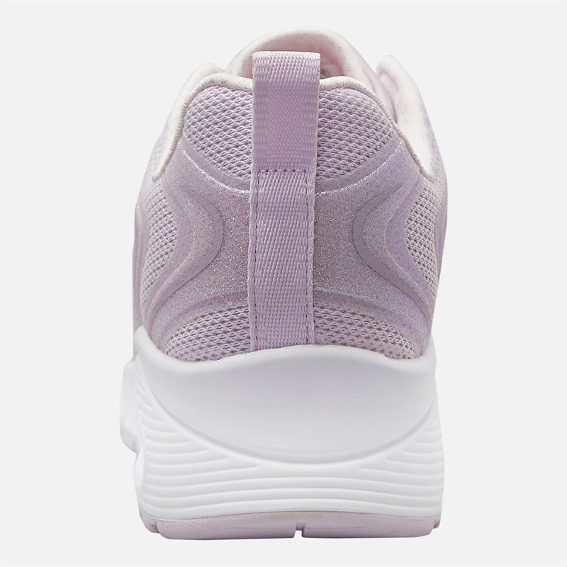 SKECHERS SPORT SKECHERS Girls Uno Skech-Air Trainers Light Pink - Image 3