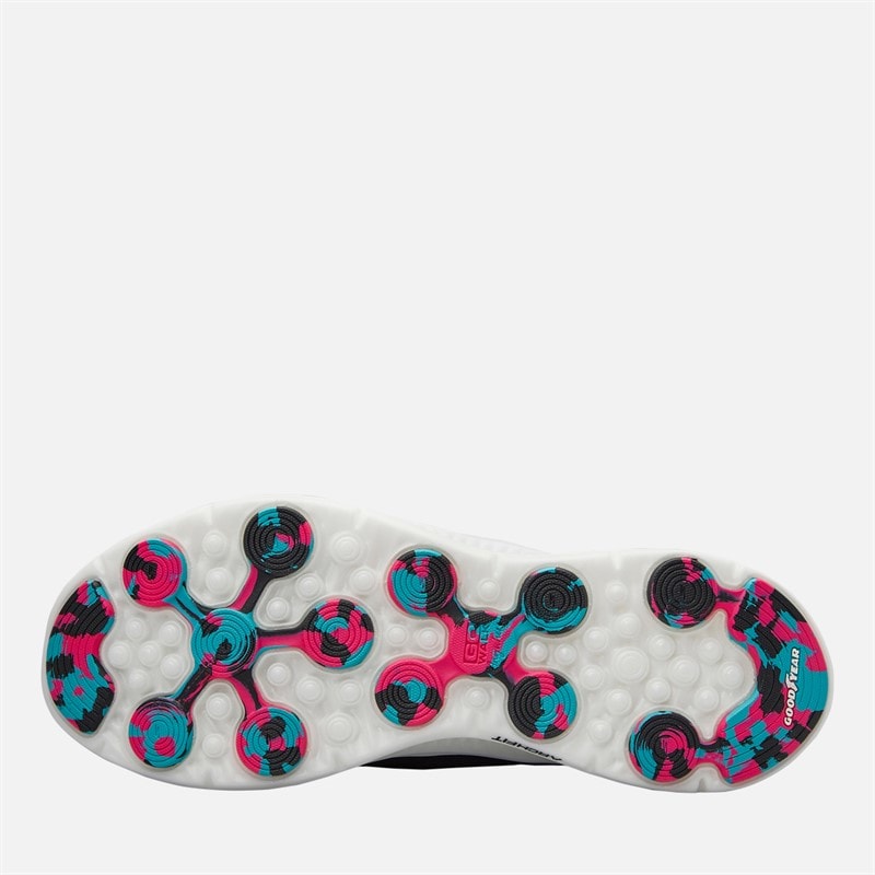 SKECHERS SPORT SKECHERS Womens Slip-Ins Arch Fit Go Walk Anywhere Trainers Black/Multi - Image 2