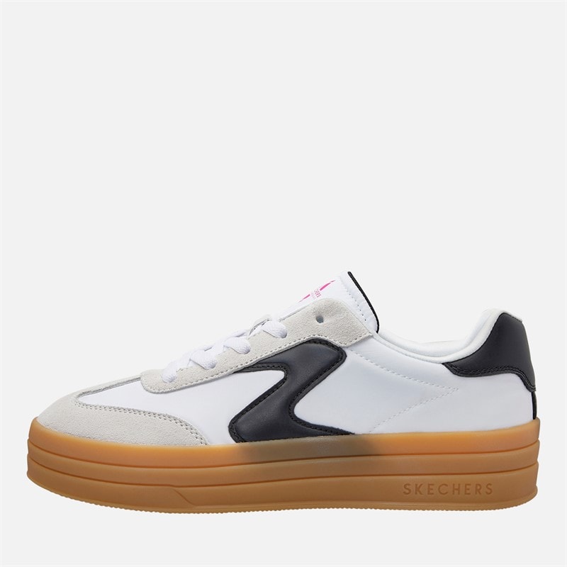 SKECHERS Junior Girls Zinger Lift Trainers White/Black