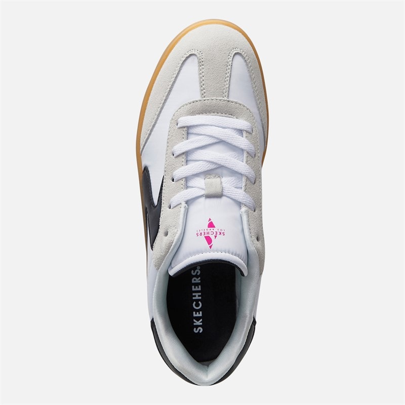 SKECHERS SPORT SKECHERS Junior Girls Zinger Lift Trainers White/Black - Image 4