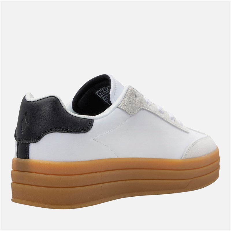 SKECHERS SPORT SKECHERS Junior Girls Zinger Lift Trainers White/Black - Image 5