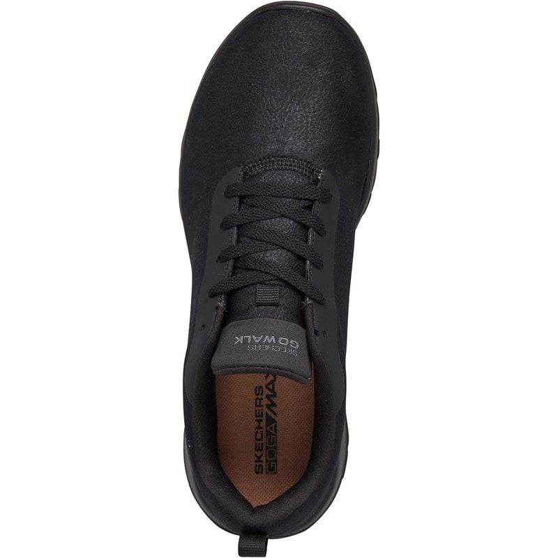 SKECHERS SPORT SKECHERS Womens GOwalk Joy Vivify Trainers Black/Black - Image 4