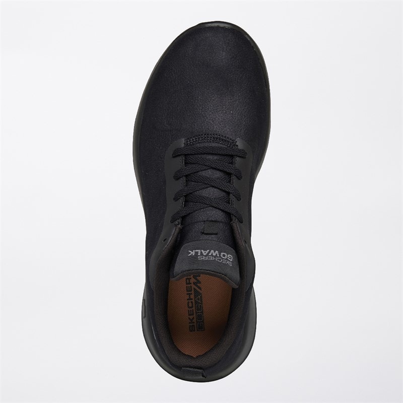 SKECHERS SPORT SKECHERS Mens GOwalk Max Impact Trainers Black/Black - Image 4