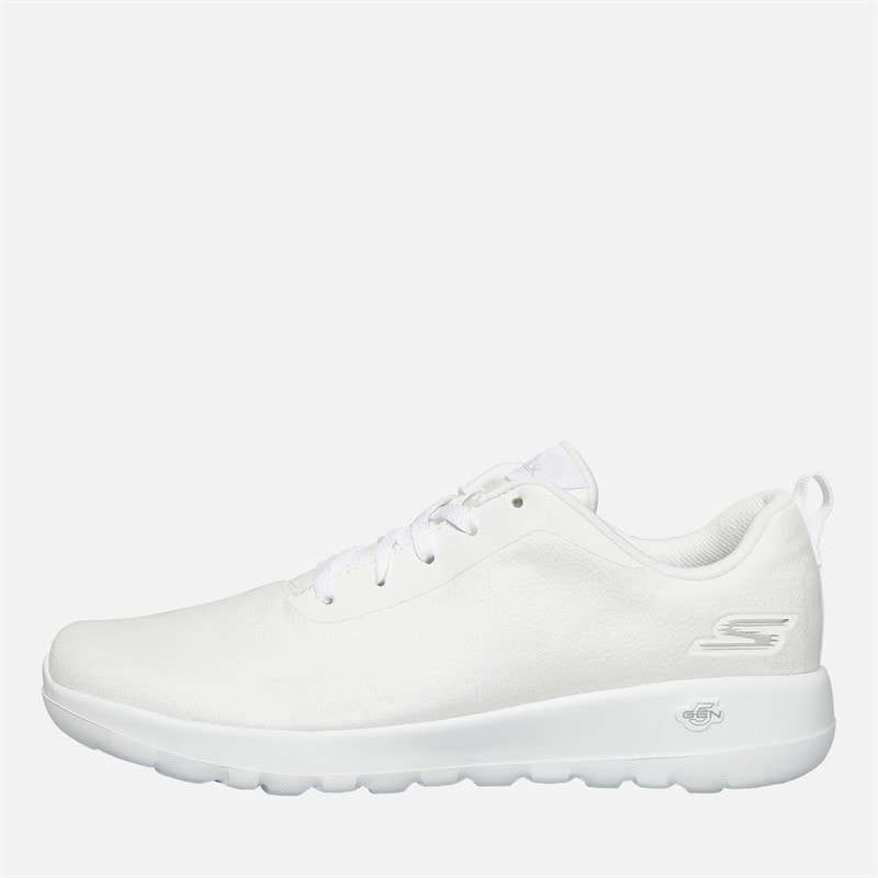 SKECHERS SPORT SKECHERS Womens GOwalk Joy Vivify Trainers White/White - Image 2