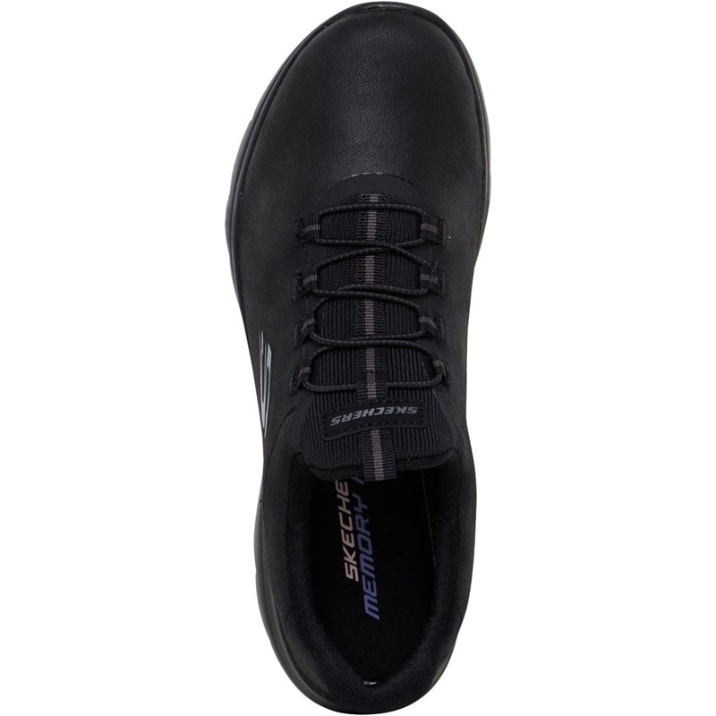 SKECHERS SPORT SKECHERS Womens Summits Itz Bazik Trainers Black/Black - Image 4