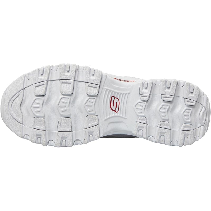 SKECHERS SPORT SKECHERS Womens D'Lites Fresh Start Trainers White - Image 2