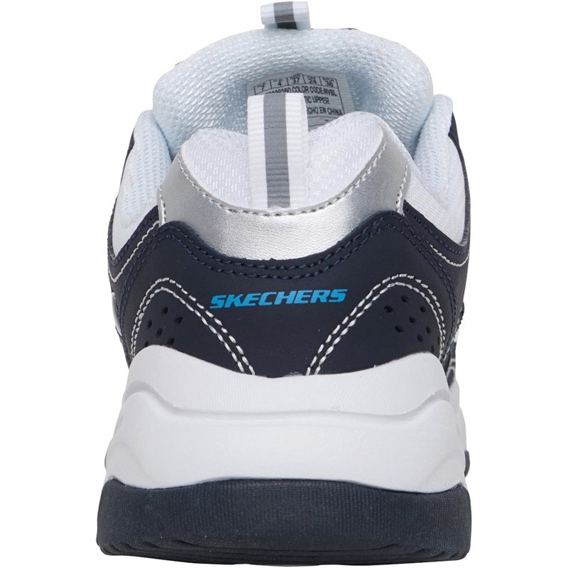 SKECHERS SPORT SKECHERS Womens I-Conik Trainers Navy/Blue - Image 3