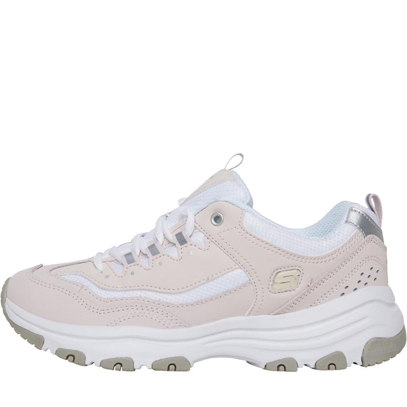 SKECHERS SPORT SKECHERS Womens I-Conik Trainers Light Pink/White - Image 1