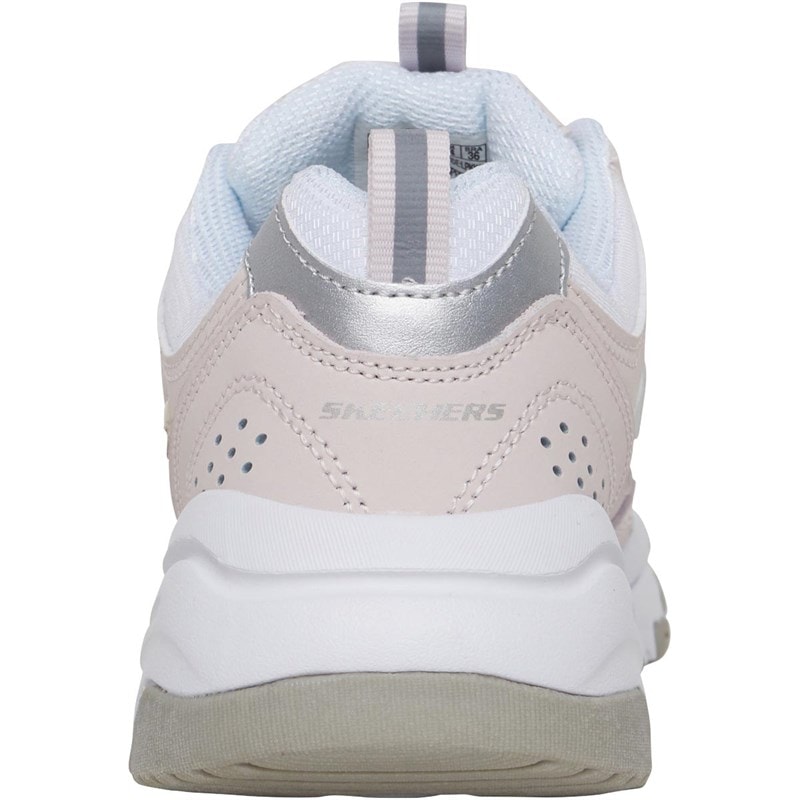 SKECHERS SPORT SKECHERS Womens I-Conik Trainers Light Pink/White - Image 3