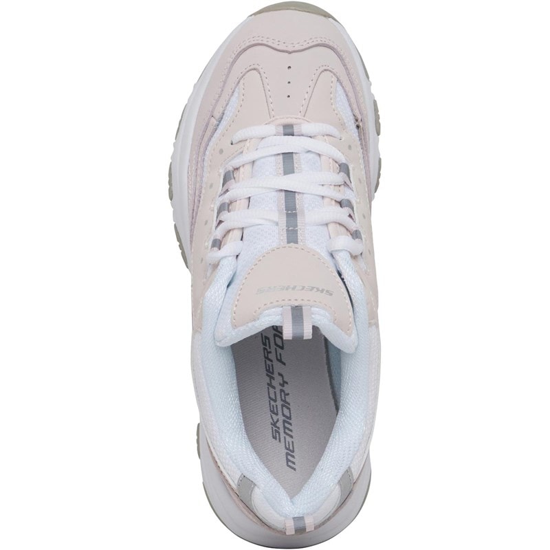 SKECHERS SPORT SKECHERS Womens I-Conik Trainers Light Pink/White - Image 4