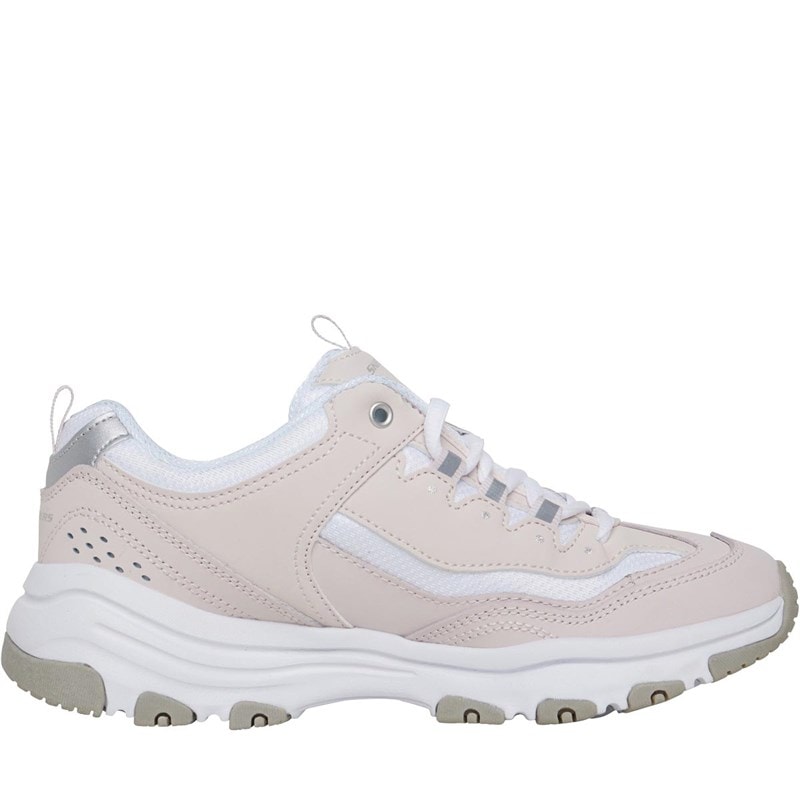 SKECHERS SPORT SKECHERS Womens I-Conik Trainers Light Pink/White - Image 5