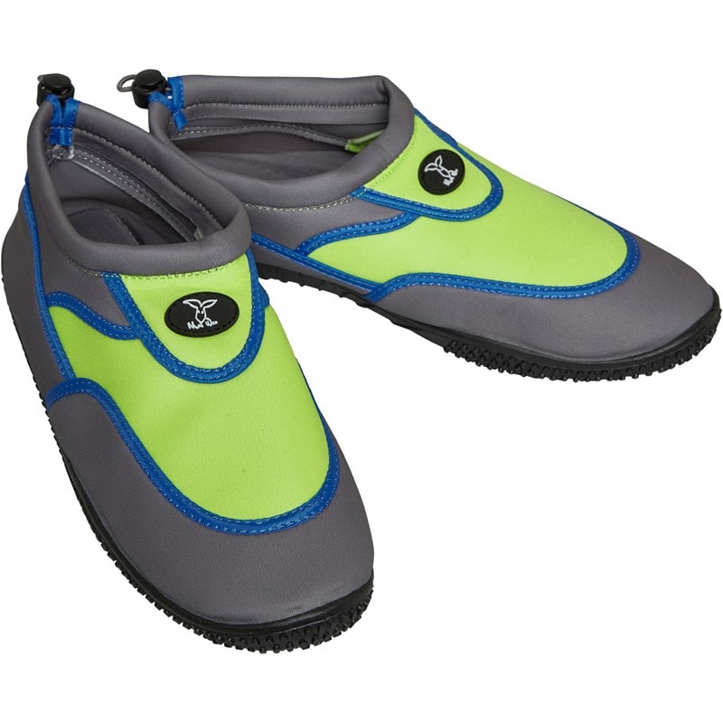 Mad Wax Mens Aqua Shoes Grey/Lime/Blue - Image 1