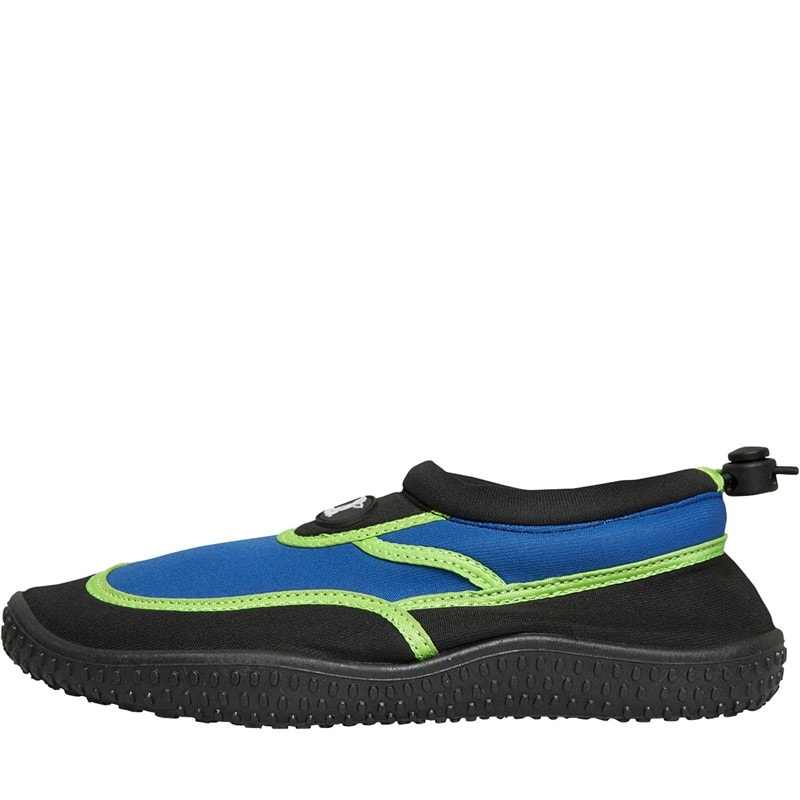 Mad Wax Junior Boys Aqua Shoes Black/Royal - Image 2