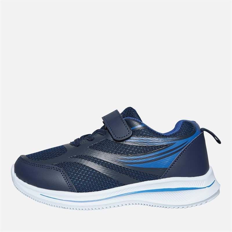 Mad Wax Boys Trainers Navy/Royal Blue