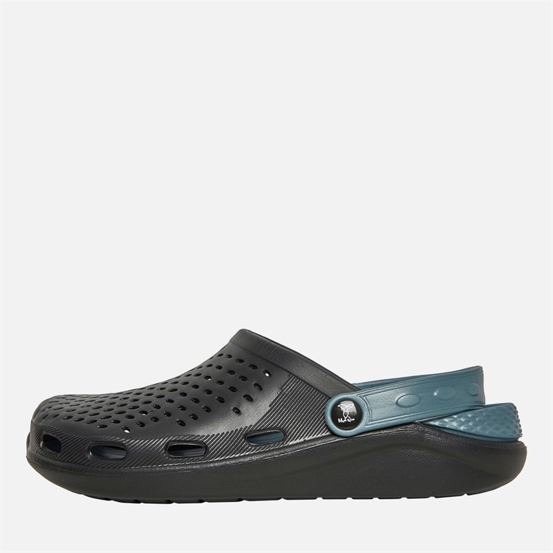 Mad Wax Mens Beach Comber Aqua Sandals Black - Image 1