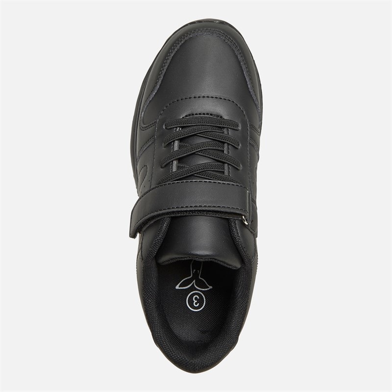 Mad Wax Junior Boys Aiden Trainers Black - Image 4