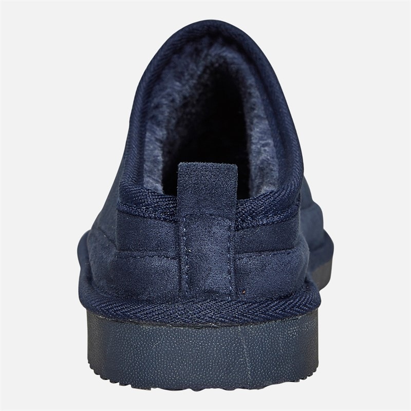Mad Wax Mens Kinross Mule Slippers Navy - Image 4