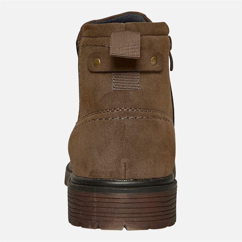 Mad Wax Mens Tenyson Chelsea Boots Dark Brown - Image 3