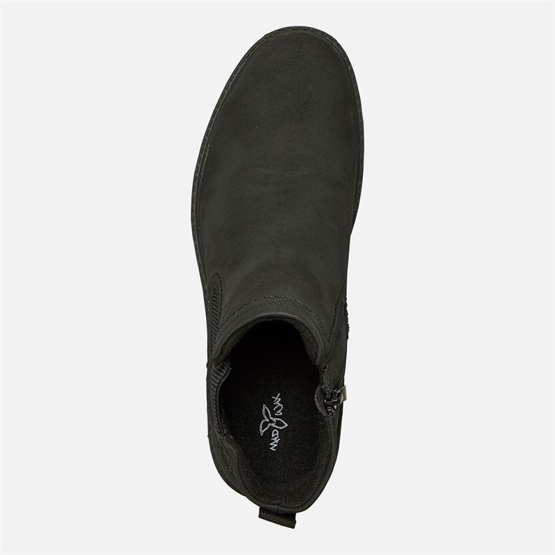 Mad Wax Mens Tenyson Chelsea Boots Black - Image 4