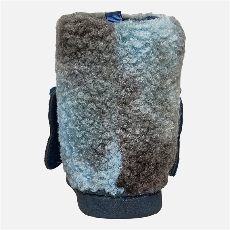 Mad Wax Boys Dinosaur Bootie Slippers Grey/Blue - Image 4