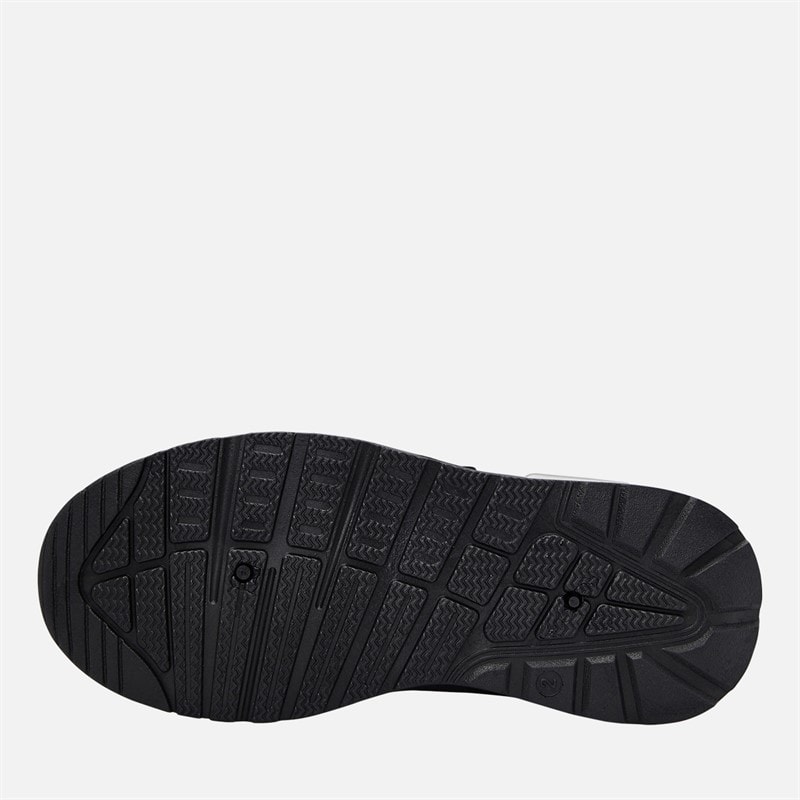 Mad Wax Junior Boys Strap Trainers Black Pu - Image 2