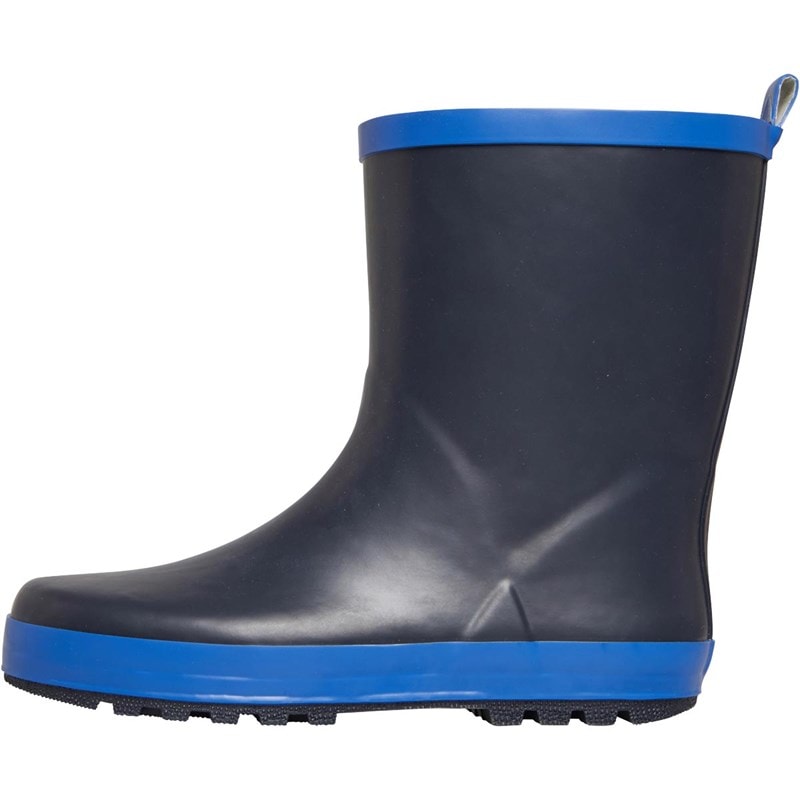 Mad Wax Junior Boys Wellington Boots Royal/Navy - Image 2