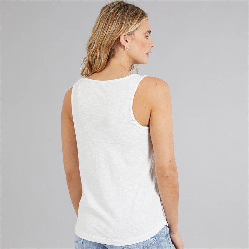 Roxy Womens Saturdaze Tank Top Snow White - Image 2
