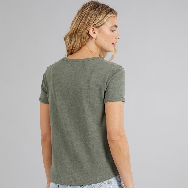 Roxy Womens Saturdaze Short Sleeve T-Shirt Agave Green - Image 2