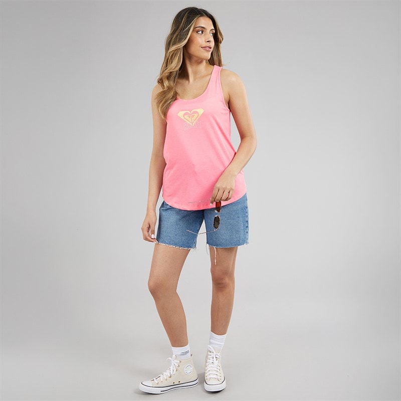 Roxy Womens Surf Classic Tank Top Plumeria - Image 3
