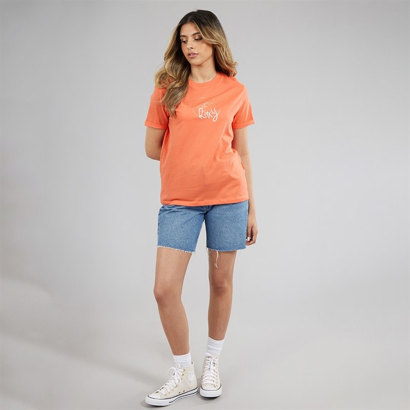 Roxy Womens Ocean T-Shirt Camellia - Image 3