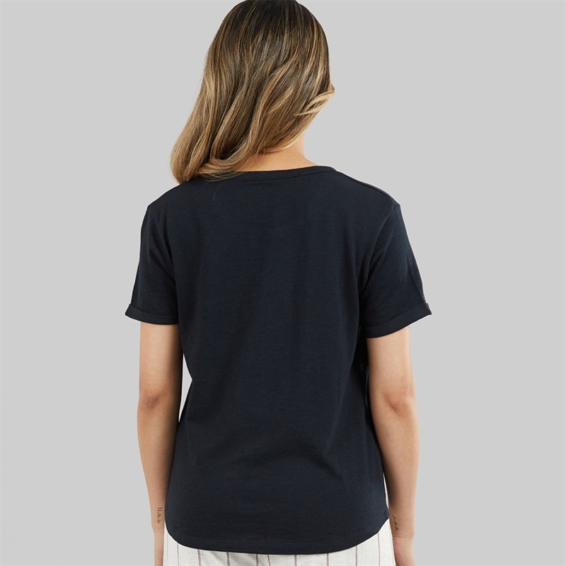 Roxy Womens Oceanwave T-Shirt Anthracite - Image 2
