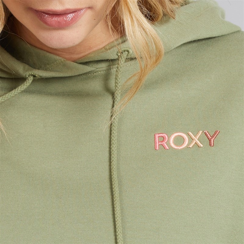 Roxy Womens Saturdaze Hoodie Oil Green - Image 5