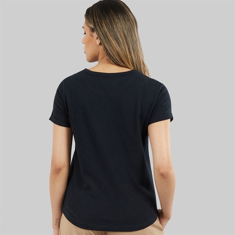 Roxy Womens Saturdaze Short Sleeve T-Shirt Anthracite - Image 2