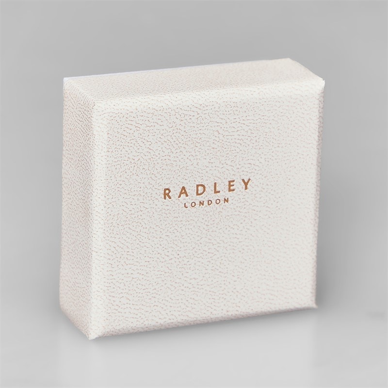 RADLEY Womens Hammer Hoop Earrings 18ct Gold Plated - Image 2