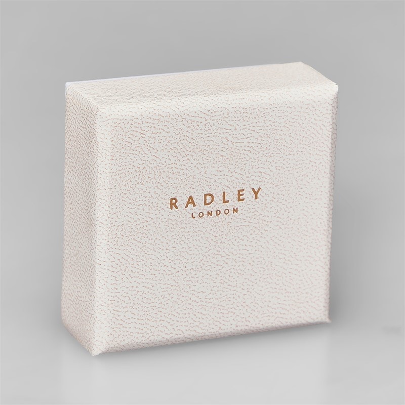 RADLEY Womens 18ct Gold Plated Heart Twin Pack Earrings - Image 2
